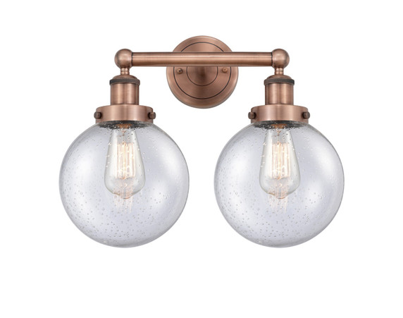 Bathroom Fixtures Two Lights by Innovations ( 405 | 616-2W-AC-G204-8 Edison ) 
