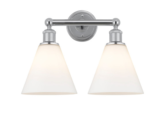 Bathroom Fixtures Two Lights by Innovations ( 405 | 616-2W-PC-GBC-81 Edison ) 