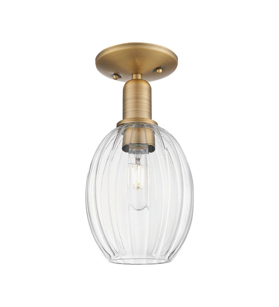 Semi-Flush Mts. Glass Down by Innovations ( 405 | 716-1C-BB-G459-6CL Arcadia ) 