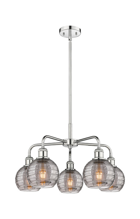 Mid. Chandeliers Glass Down by Innovations ( 405 | 516-5CR-PC-G1213-6SM Ballston ) 