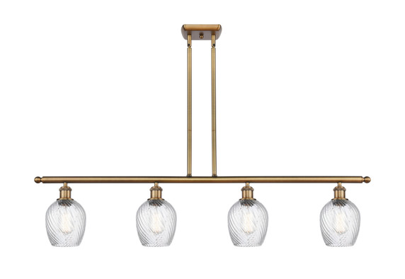 Linear/Island 4 Light + by Innovations ( 405 | 516-4I-BB-G292-LED Ballston ) 