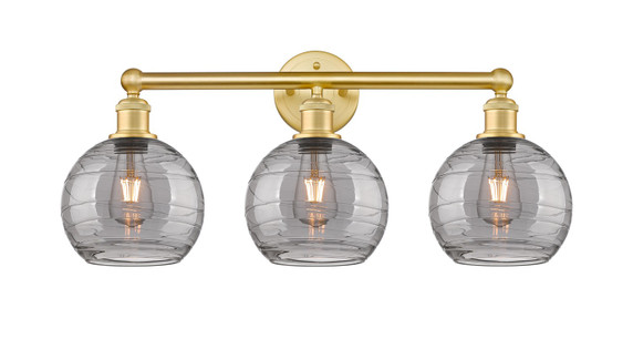 Bathroom Fixtures Three Lights by Innovations ( 405 | 616-3W-SG-G1213-8SM Edison ) 