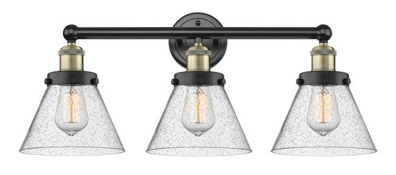 Bathroom Fixtures Three Lights by Innovations ( 405 | 616-3W-BAB-G44 Edison ) 