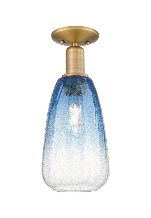 Semi-Flush Mts. Glass Down by Innovations ( 405 | 716-1C-BB-G480-6SB Arcadia ) 