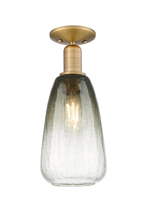Semi-Flush Mts. Glass Down by Innovations ( 405 | 716-1C-BB-G480-6SL Arcadia ) 