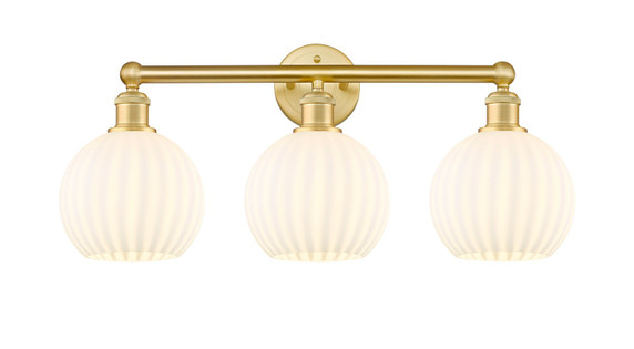 Bathroom Fixtures Three Lights by Innovations ( 405 | 616-3W-SG-G1217-8WV Edison ) 