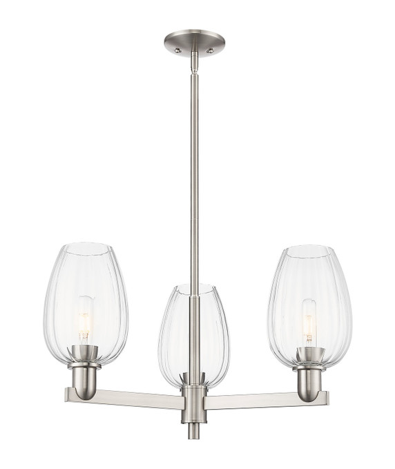 Mid. Chandeliers Glass Up by Innovations ( 405 | 716-3CR-SN-G457-6CL Arcadia ) 