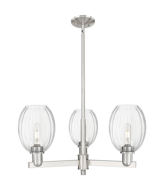 Mid. Chandeliers Glass Up by Innovations ( 405 | 716-3CR-SN-G459-6CL Arcadia ) 
