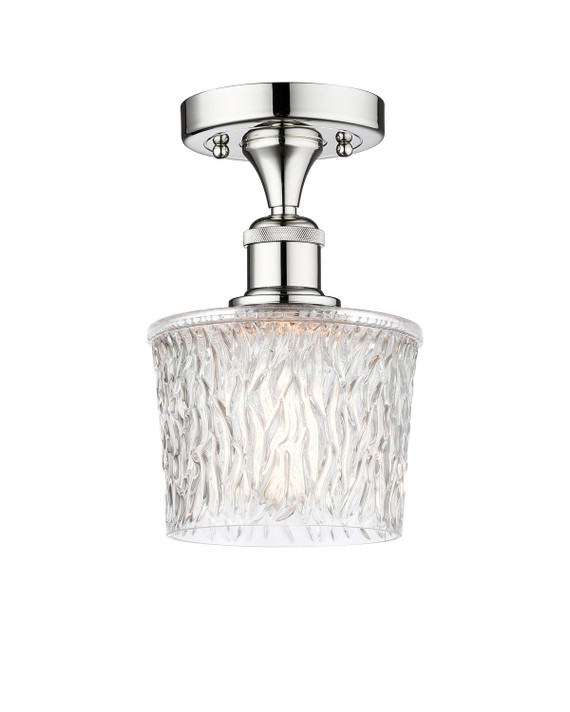 Semi-Flush Mts. Glass Down by Innovations ( 405 | 616-1F-PC-G402 Edison ) 