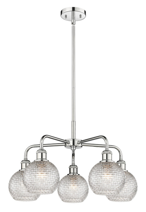 Mid. Chandeliers Glass Down by Innovations ( 405 | 516-5CR-PC-G122C-6CL Ballston ) 