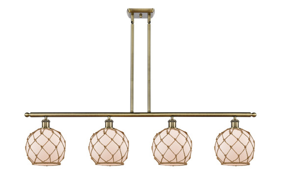 Linear/Island 4 Light + by Innovations ( 405 | 516-4I-AB-G121-8RB Ballston ) 