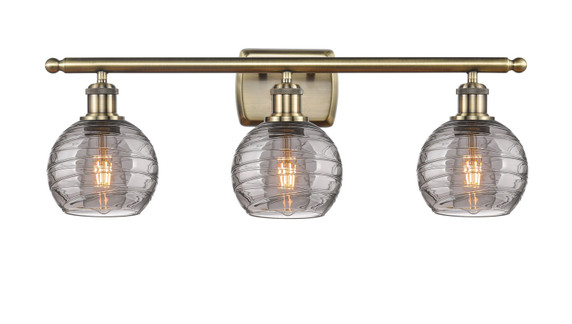 Bathroom Fixtures Three Lights by Innovations ( 405 | 516-3W-AB-G1213-6SM Ballston ) 