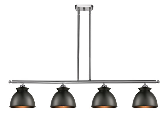 Linear/Island 4 Light + by Innovations ( 405 | 516-4I-SN-M14-BK Ballston ) 
