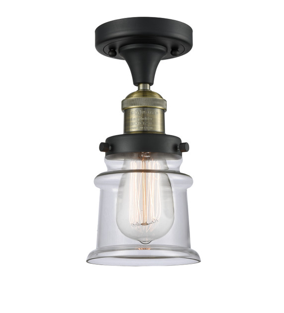 Semi-Flush Mts. Glass Down by Innovations ( 405 | 517-1CH-BAB-G182S-LED Franklin Restoration ) 