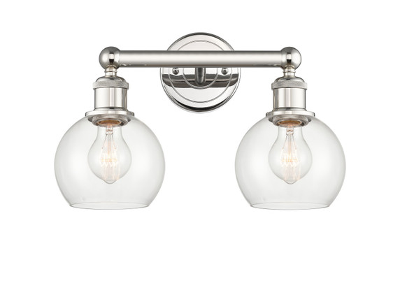 Bathroom Fixtures Two Lights by Innovations ( 405 | 616-2W-PN-G122-6 Edison ) 