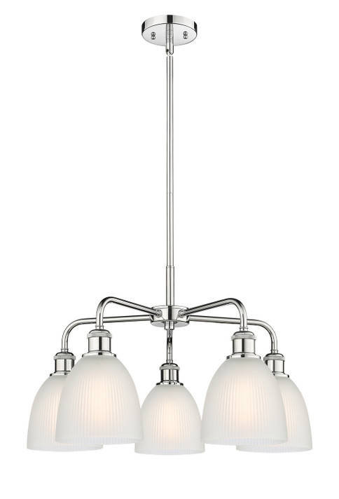 Mid. Chandeliers Glass Down by Innovations ( 405 | 516-5CR-PC-G381 Ballston ) 