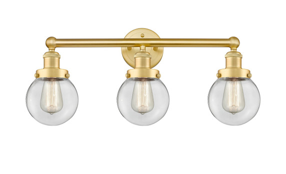 Bathroom Fixtures Three Lights by Innovations ( 405 | 616-3W-SG-G202-6 Edison ) 
