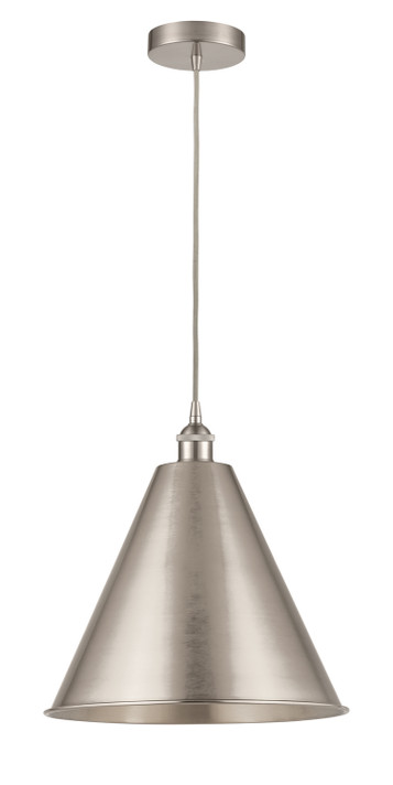 Pendants Metal Shade by Innovations ( 405 | 616-1P-SN-MBC-16-SN-LED Edison ) 