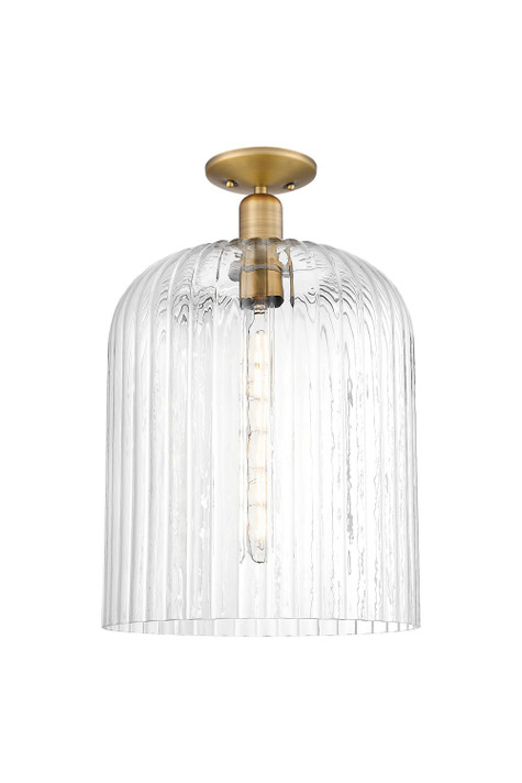 Semi-Flush Mts. Glass Down by Innovations ( 405 | 716-1C-BB-G559-12CL Arcadia ) 