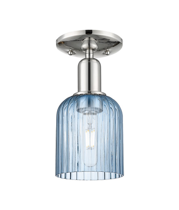 Semi-Flush Mts. Glass Down by Innovations ( 405 | 716-1C-PN-G559-5BL Arcadia ) 