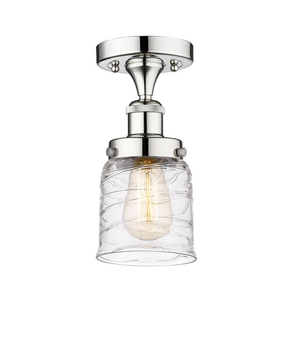 Semi-Flush Mts. Glass Down by Innovations ( 405 | 616-1F-PC-G513 Edison ) 
