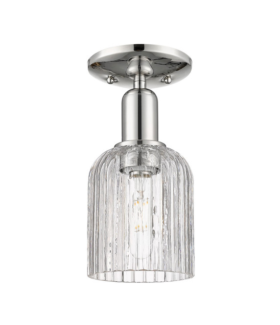 Semi-Flush Mts. Glass Down by Innovations ( 405 | 716-1C-PN-G559-5CL Arcadia ) 
