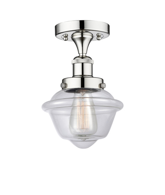 Semi-Flush Mts. Glass Down by Innovations ( 405 | 616-1F-PC-G532 Edison ) 