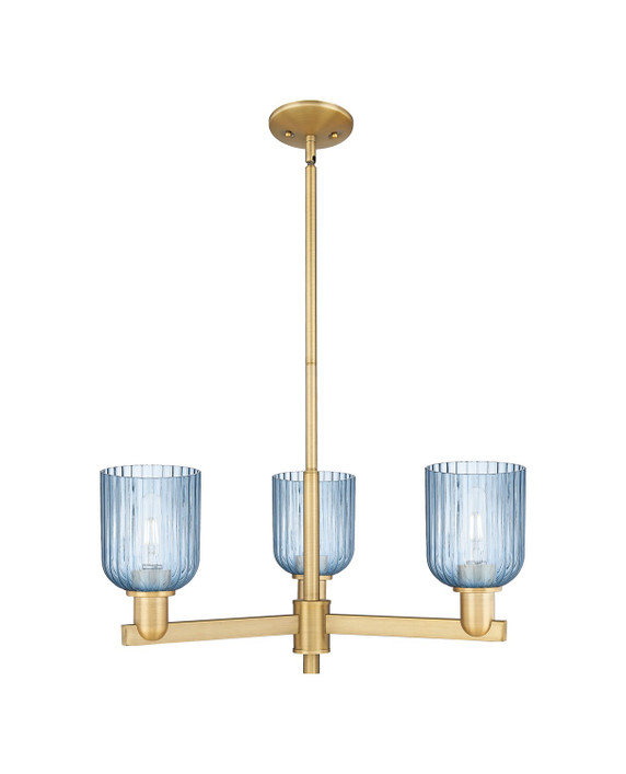 Mid. Chandeliers Glass Up by Innovations ( 405 | 716-3CR-BB-G559-5BL Arcadia ) 