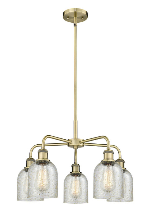Mid. Chandeliers Glass Down by Innovations ( 405 | 516-5CR-AB-G259 Ballston ) 