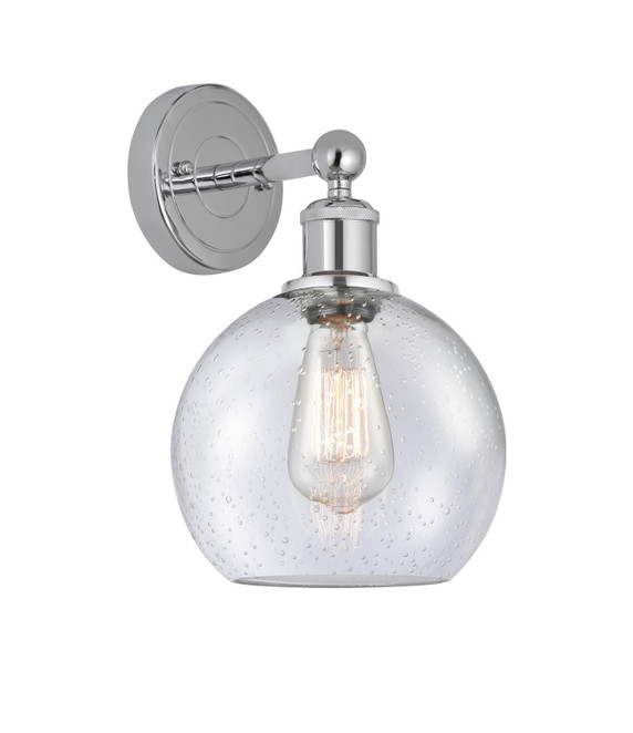 Sconces Single Glass by Innovations ( 405 | 616-1W-PC-G124-8 Edison ) 