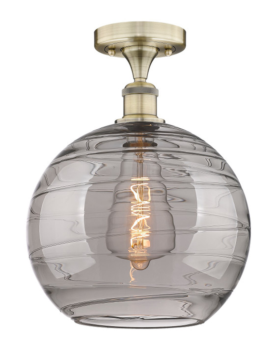 Semi-Flush Mts. Glass Down by Innovations ( 405 | 616-1F-AB-G1213-12SM Edison ) 