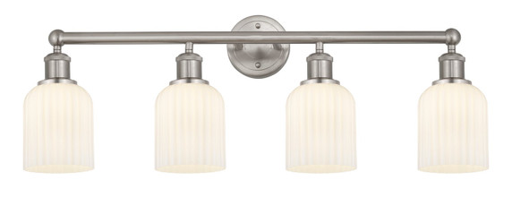 Bathroom Fixtures Four Lights by Innovations ( 405 | 616-4W-SN-G559-5GWH Edison ) 
