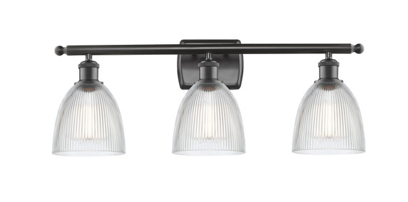 Bathroom Fixtures Three Lights by Innovations ( 405 | 516-3W-OB-G382-LED Ballston ) 
