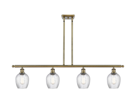 Linear/Island 4 Light + by Innovations ( 405 | 516-4I-AB-G292-LED Ballston ) 