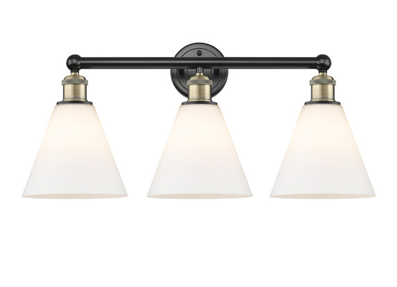 Bathroom Fixtures Three Lights by Innovations ( 405 | 616-3W-BAB-GBC-81 Edison ) 