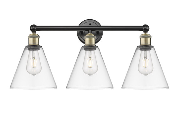 Bathroom Fixtures Three Lights by Innovations ( 405 | 616-3W-BAB-GBC-82 Edison ) 