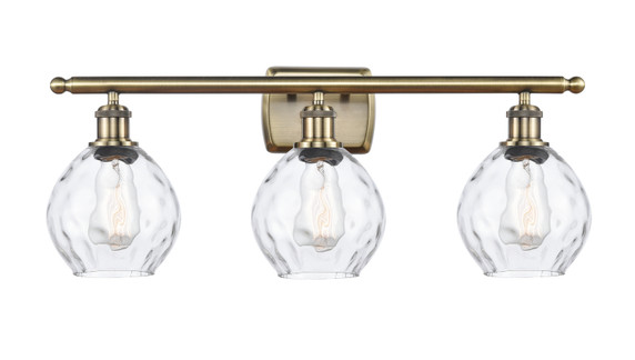 Bathroom Fixtures Three Lights by Innovations ( 405 | 516-3W-AB-G362-LED Ballston ) 