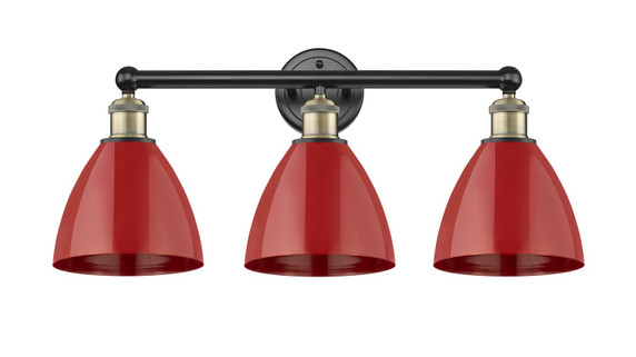 Bathroom Fixtures Three Lights by Innovations ( 405 | 616-3W-BAB-MBD-75-RD Edison ) 