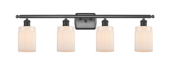 Bathroom Fixtures Four Lights by Innovations ( 405 | 516-4W-OB-G341-LED Ballston ) 