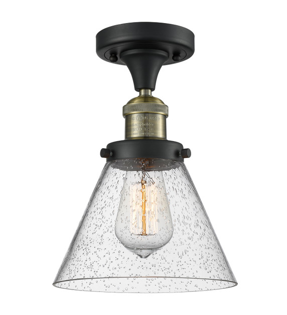 Semi-Flush Mts. Glass Down by Innovations ( 405 | 517-1CH-BAB-G44 Franklin Restoration ) 