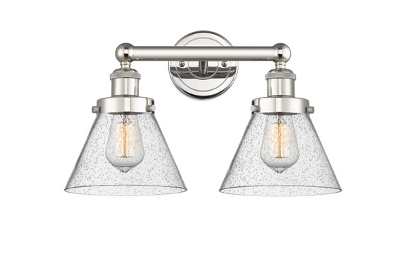 Bathroom Fixtures Two Lights by Innovations ( 405 | 616-2W-PN-G44 Edison ) 