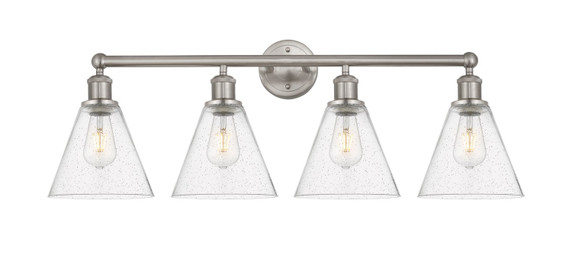 Bathroom Fixtures Four Lights by Innovations ( 405 | 616-4W-SN-GBC-84 Edison ) 