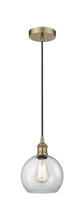 Mini Pendants Glass Down by Innovations ( 405 | 616-1P-AB-G122-8 Edison ) 