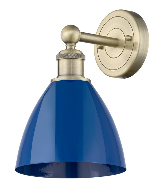 Sconces Single Glass by Innovations ( 405 | 616-1W-AB-MBD-75-BL Edison ) 