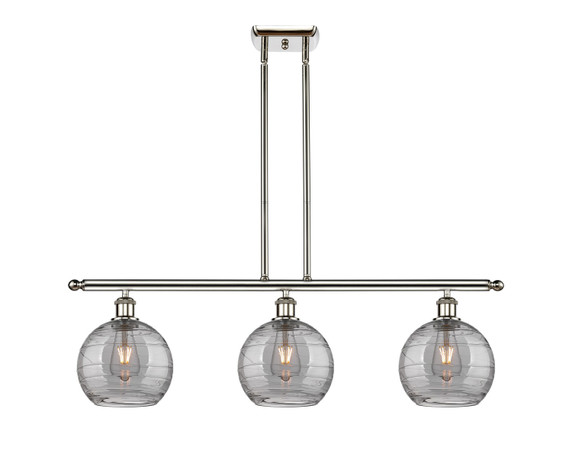 Linear/Island 3 Light Bar by Innovations ( 405 | 516-3I-PN-G1213-8SM Ballston ) 