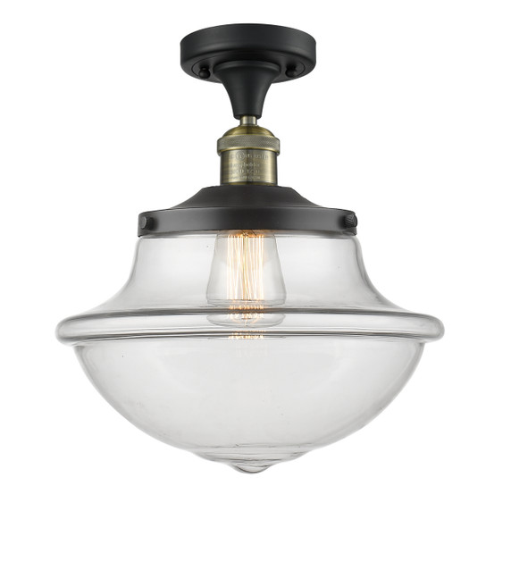 Semi-Flush Mts. Glass Down by Innovations ( 405 | 517-1CH-BAB-G542-LED Franklin Restoration ) 