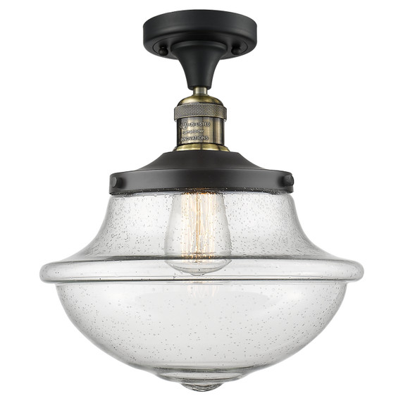 Semi-Flush Mts. Glass Down by Innovations ( 405 | 517-1CH-BAB-G544 Franklin Restoration ) 