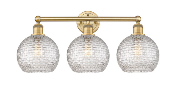 Bathroom Fixtures Three Lights by Innovations ( 405 | 616-3W-BB-G122C-8CL Edison ) 