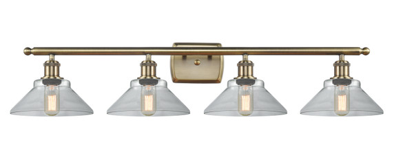 Bathroom Fixtures Four Lights by Innovations ( 405 | 516-4W-AB-G132 Ballston ) 