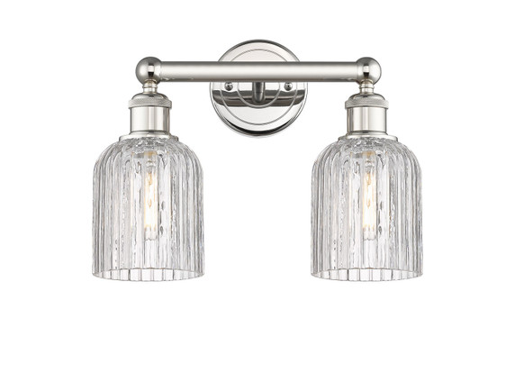 Bathroom Fixtures Two Lights by Innovations ( 405 | 616-2W-PN-G559-5CL Edison ) 